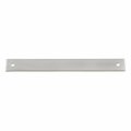 Gliderite Hardware 8 in. Satin Nickel Squared Back Plate 7 in. Center to Center - 8342-178-SN, 25PK 8342-178-SN-25